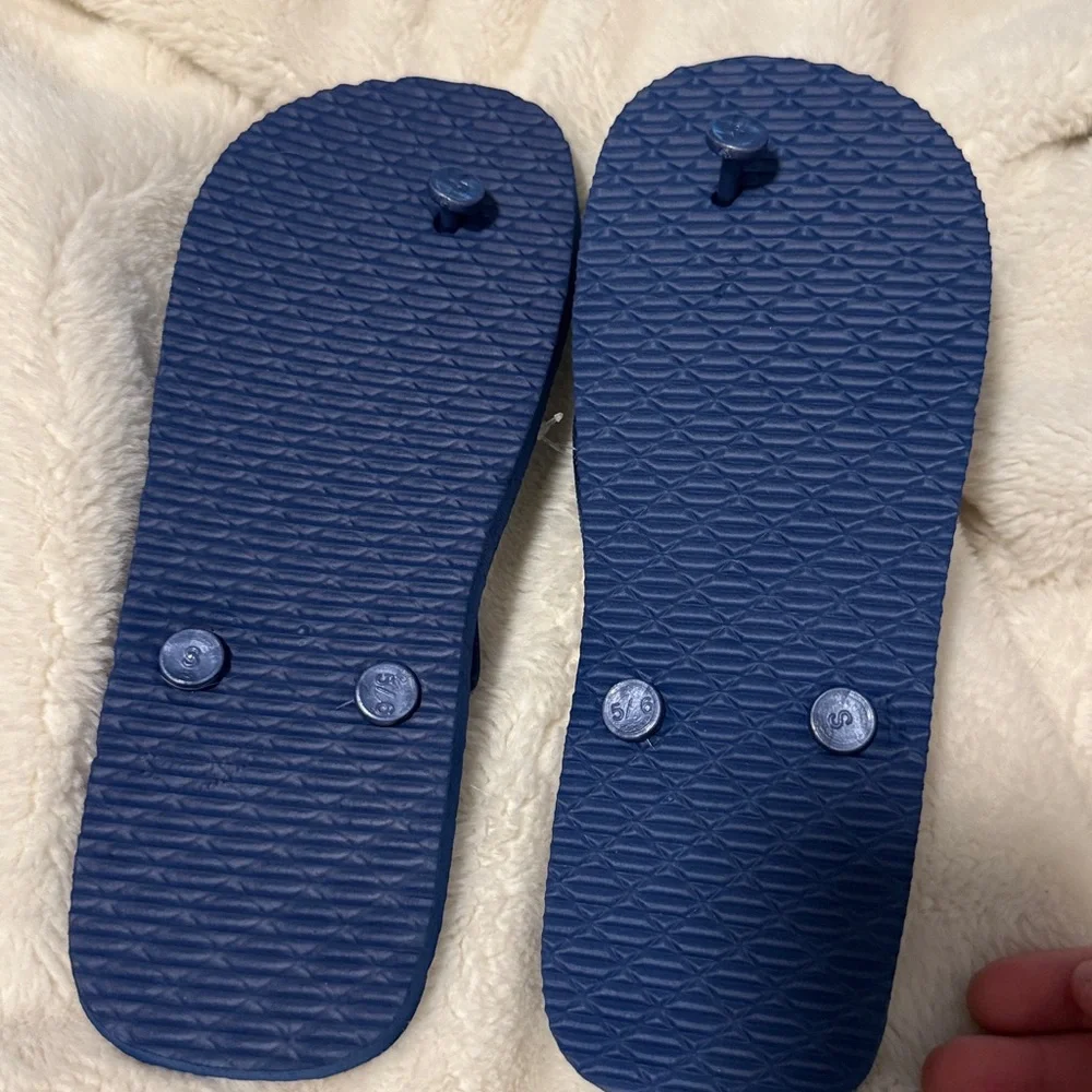 Source Unknown Blue Flip Flop Sandals - Picture 2 of 4